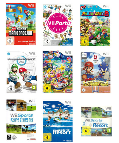 Nintendo wii spiele auswahl - nintendo,
