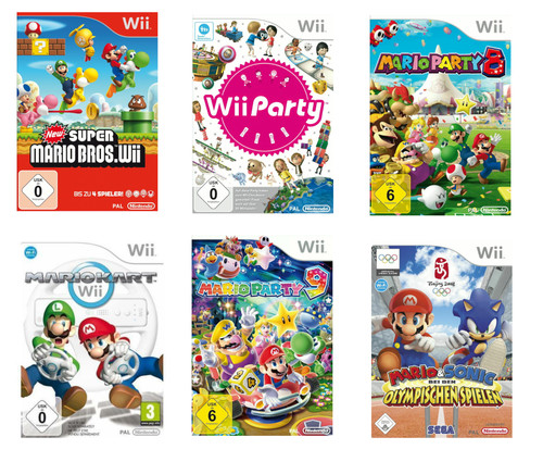 Nintendo wii spiele - nintendo, auswahl